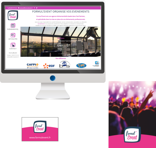 Site Internet <br>Agence événementielle